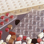 Brush box for blister machines