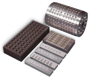 Spare parts and accessories for pharma blister packaging systems / machines by Uhlmann, Bosch, Noak, Klöckner or IMA